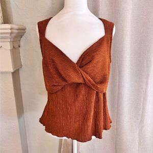 Sunday In Brooklyn NWT Anthropologie burnt orange woman’s tank size xl